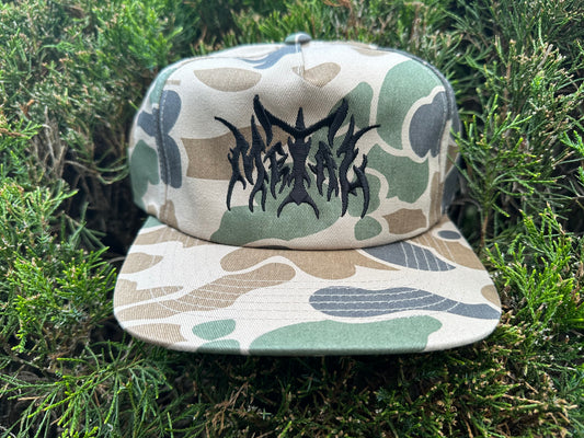 METAL LOGO FROG CAMO HAT