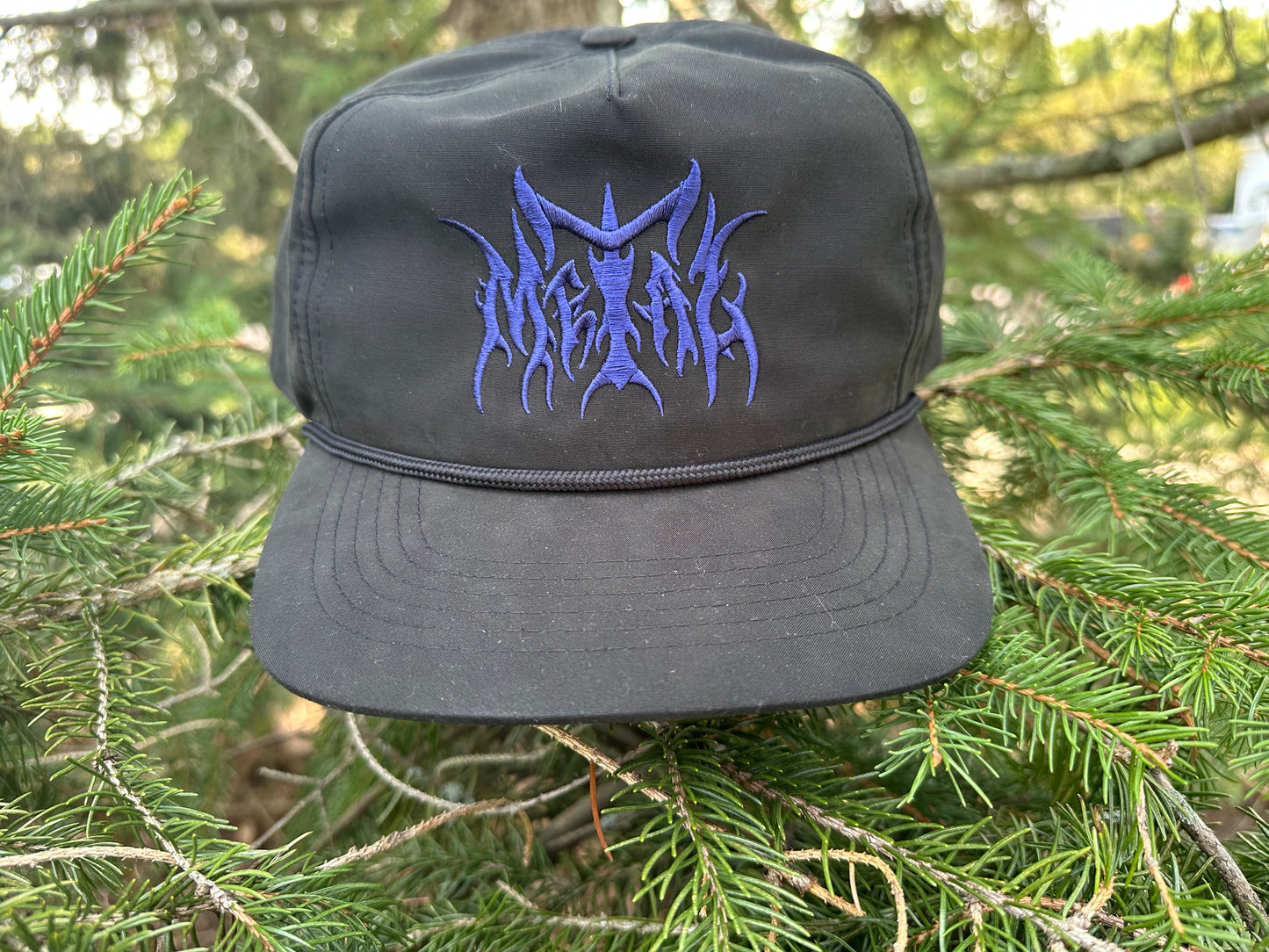 METAL LOGO Summer Rope Hat