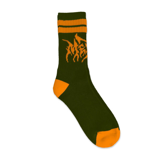 METAL HESHER SOCKS GREEN