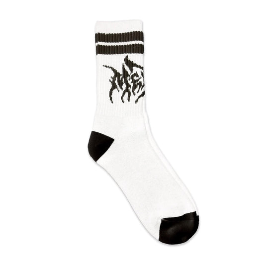 METAL HESHER SOCKS WHITE