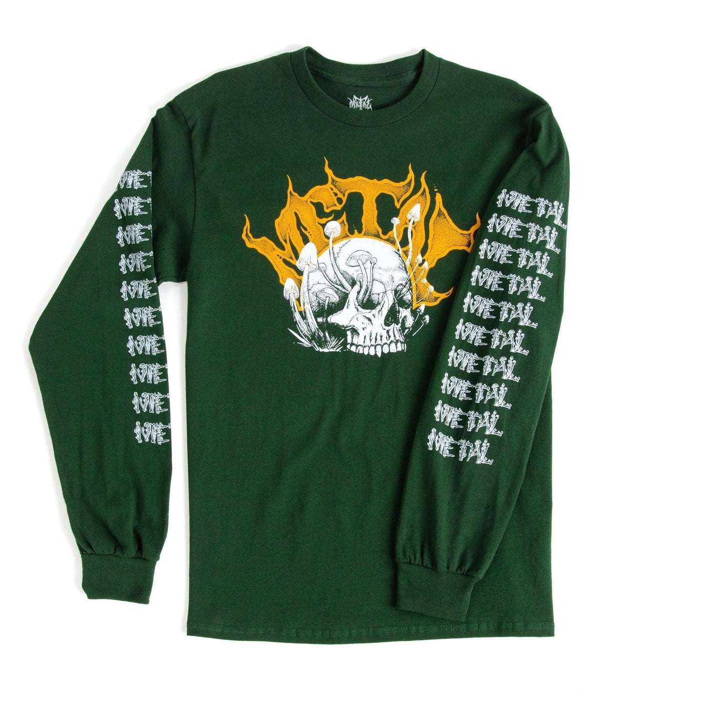 METAL MUSHROOM GLOW L/S T-SHIRT GREEN