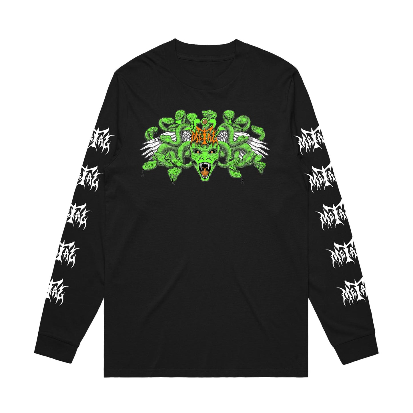 METAL MEDUSA L/S T-SHIRT
