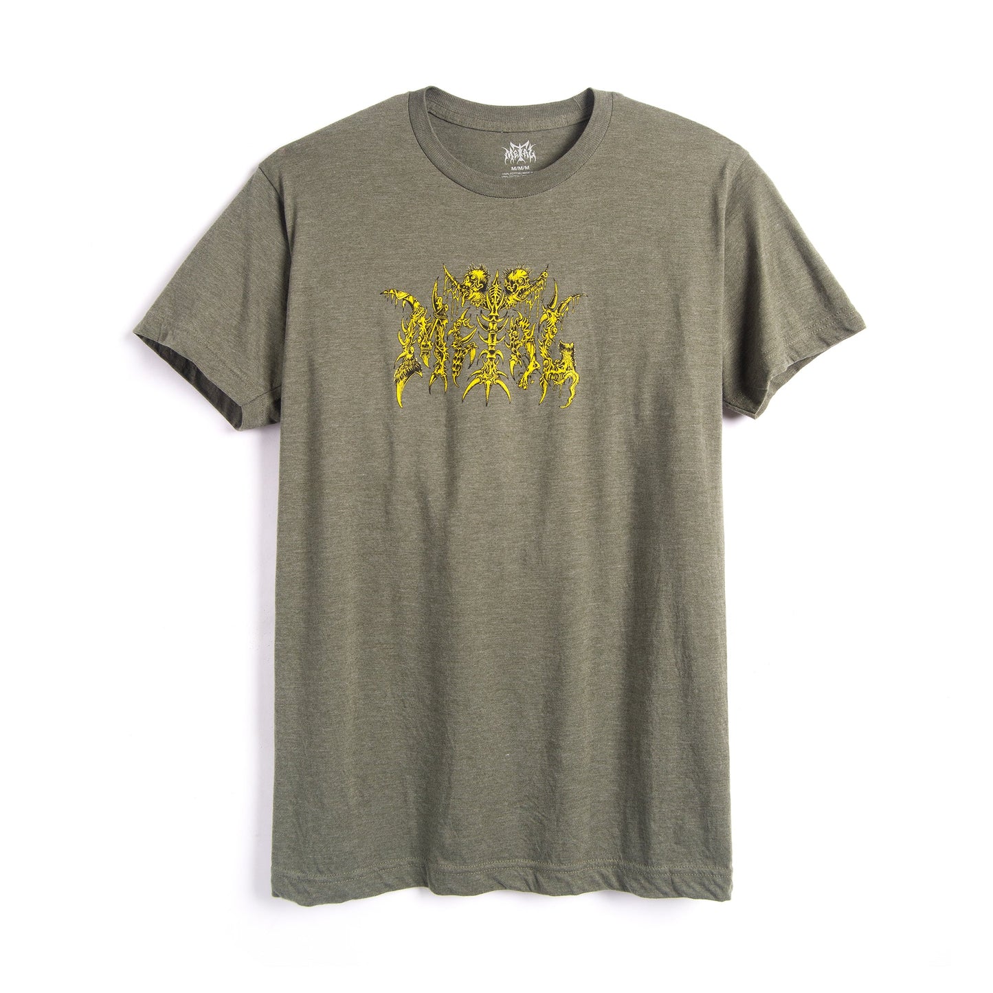 METAL ANCIENT LOGO T-SHIRT OLIVE