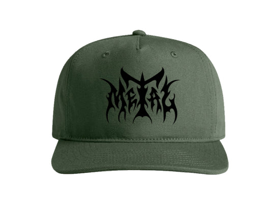 METAL CANVAS SNAPBACK CAP