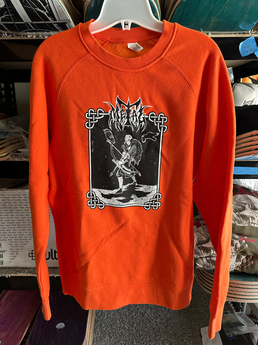 Valkyrie Raven Orange Crewneck