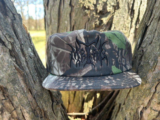 METAL LOGO SHORT BRIM PINE BARRENS CAMO HAT