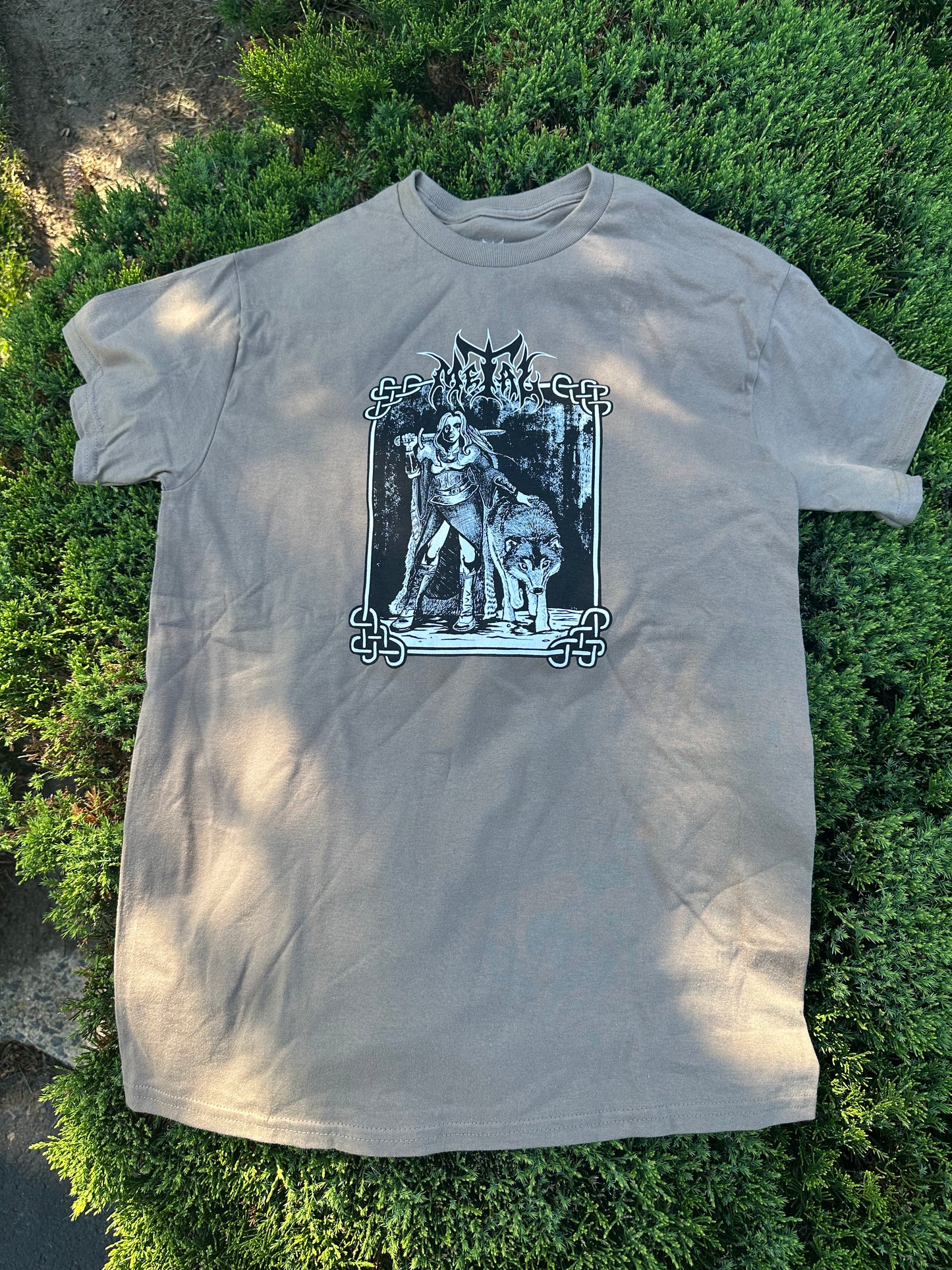 METAL VALKYRIE WOLF T-SHIRT