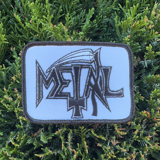 "DEATH" Metal Patch