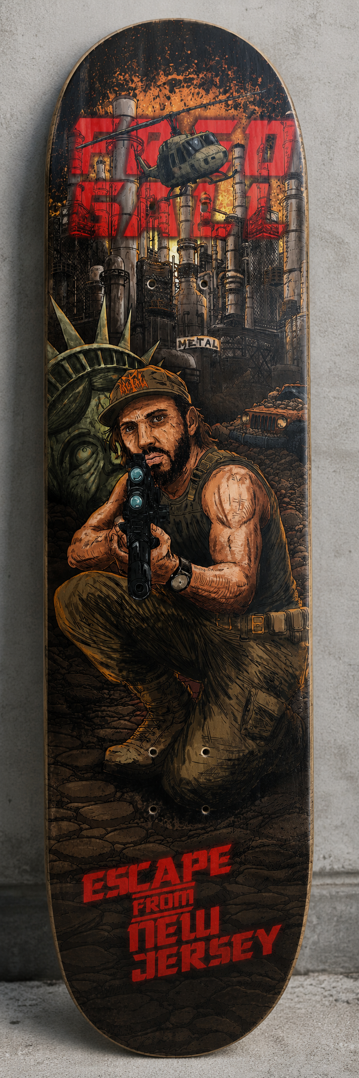 FRED GALL ESCAPE FROM NJ 8.5 DECK