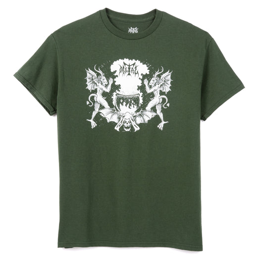 METAL CAULDRON T-SHIRT GREEN