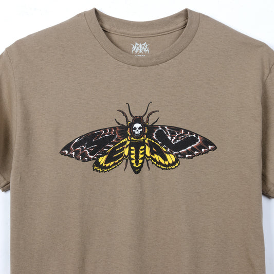 METAL MOTH T-SHIRT BROWN