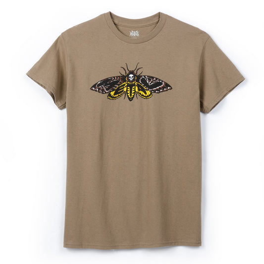 METAL MOTH T-SHIRT BROWN