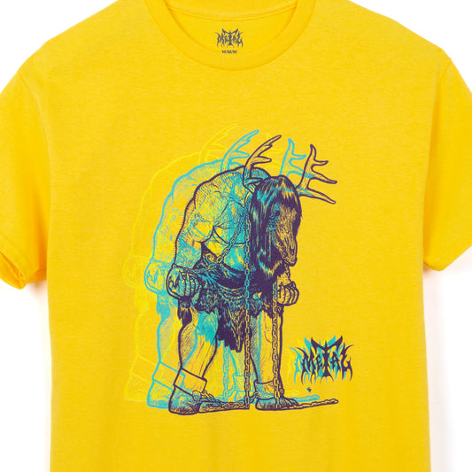 METAL WENDIGO T-SHIRT YELLOW