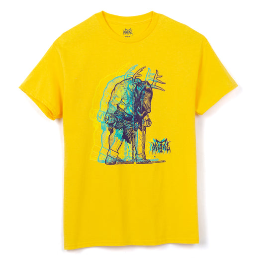 METAL WENDIGO T-SHIRT YELLOW