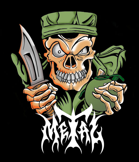 METAL SOLDIER STICKER