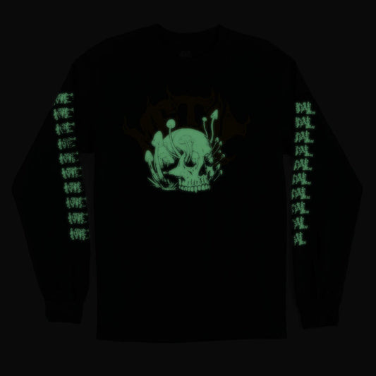 METAL MUSHROOM GLOW L/S T-SHIRT GREEN